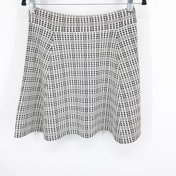 Theory Rortie C Black and White Swing Skirt Size M - Picture 7 of 7